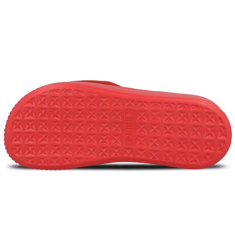 Puma Платформа Прочная Резиновая Подошва Шлепанцы Женские Сандалии Красные 367063-03