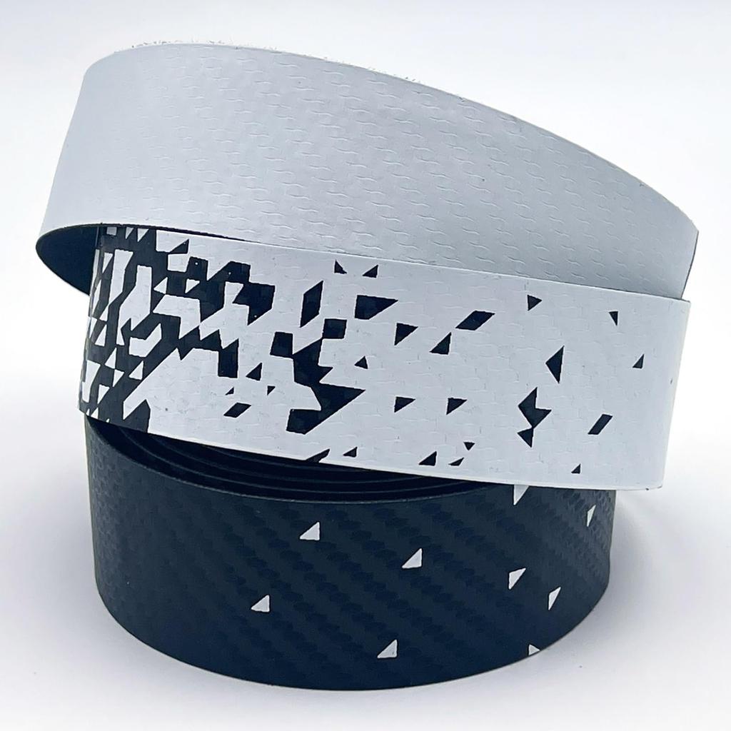 LEXOR Bicycle Handlebar Handle Grip Shock Tape, Tape, Absorbent, White/Black