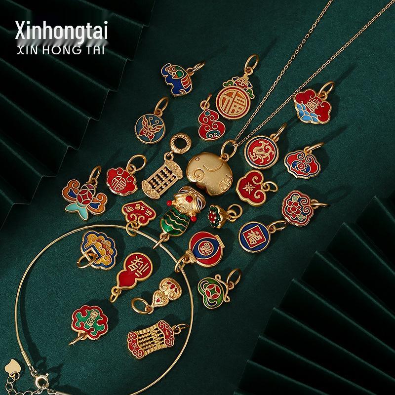 Древние золотые песочные перегородчатые бусины для изготовления украшений своими руками: Маленькая подвеска-капля, ожерелье и браслет, аксессуары