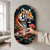 Flower Wall Mounted Shelf Tiger Wall Decoration Hanging Shelf Wall  Storage Rack  Indoor Use