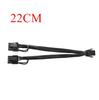 Упаковка из 10 штук PCI Express 6-pin на двойной 8-pin (6+2 контакта) Адаптер питания для видеокарты