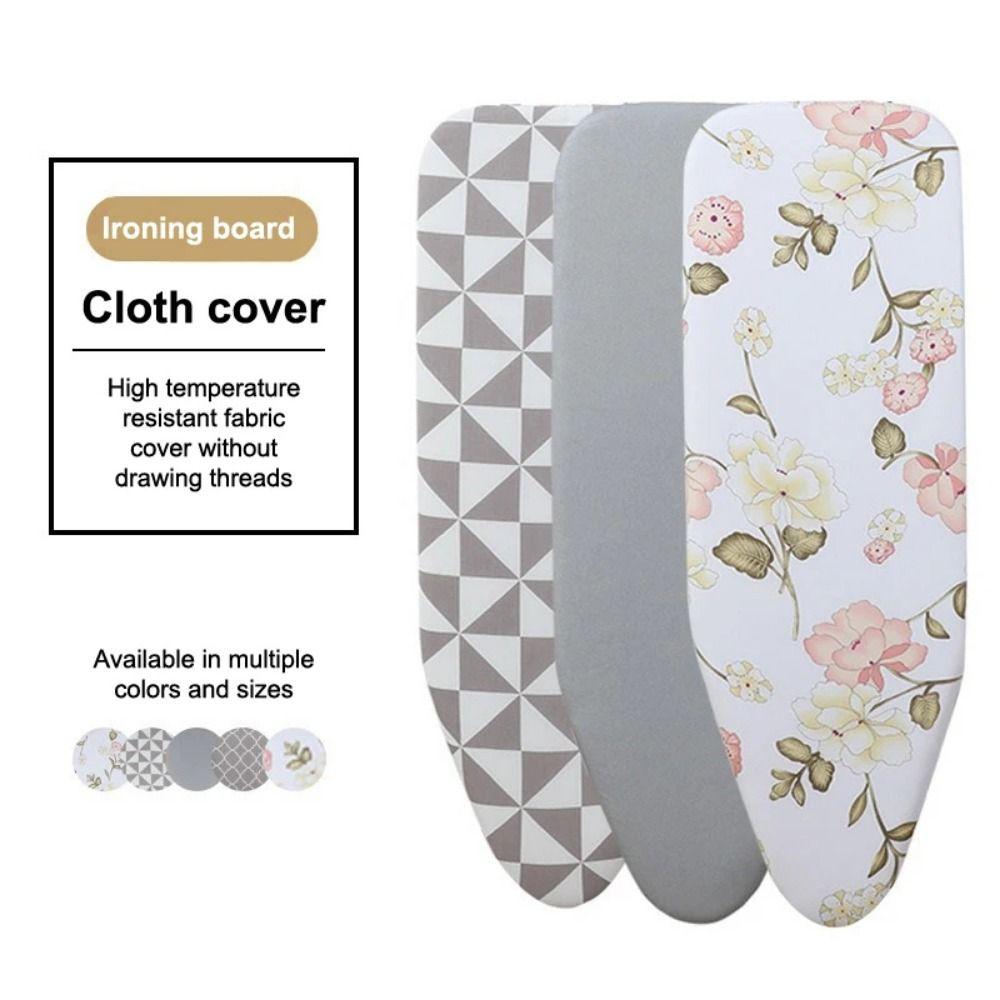 1Pcs With Elastic Edge Ironing Board Cover Stain Resistant Thick Cotton Padding Iron Heat Shield Universal Cloth Cover