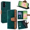 For Samsung Galaxy A56 5G Case RFID Blocking Color Splicing PU Leather Wallet Phone Cover