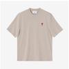 Ami Uts005 726 2712 Ami De Coeur Small Heart Logo Public Short Sleeve Tee