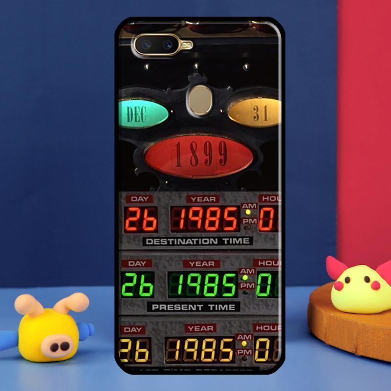 Back To The Future Time Machine For OPPO Find X5 Pro X3 Lite A5 A9 A31 A53 A15 A16 A52 A72 A83 A91 A93 A94 A54 A74 Case