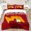 3pcs Harry Potter Bedding Set, Soft Polyester Duvet Cover and Pillowcases Machine Washable Seasons all suitable 96