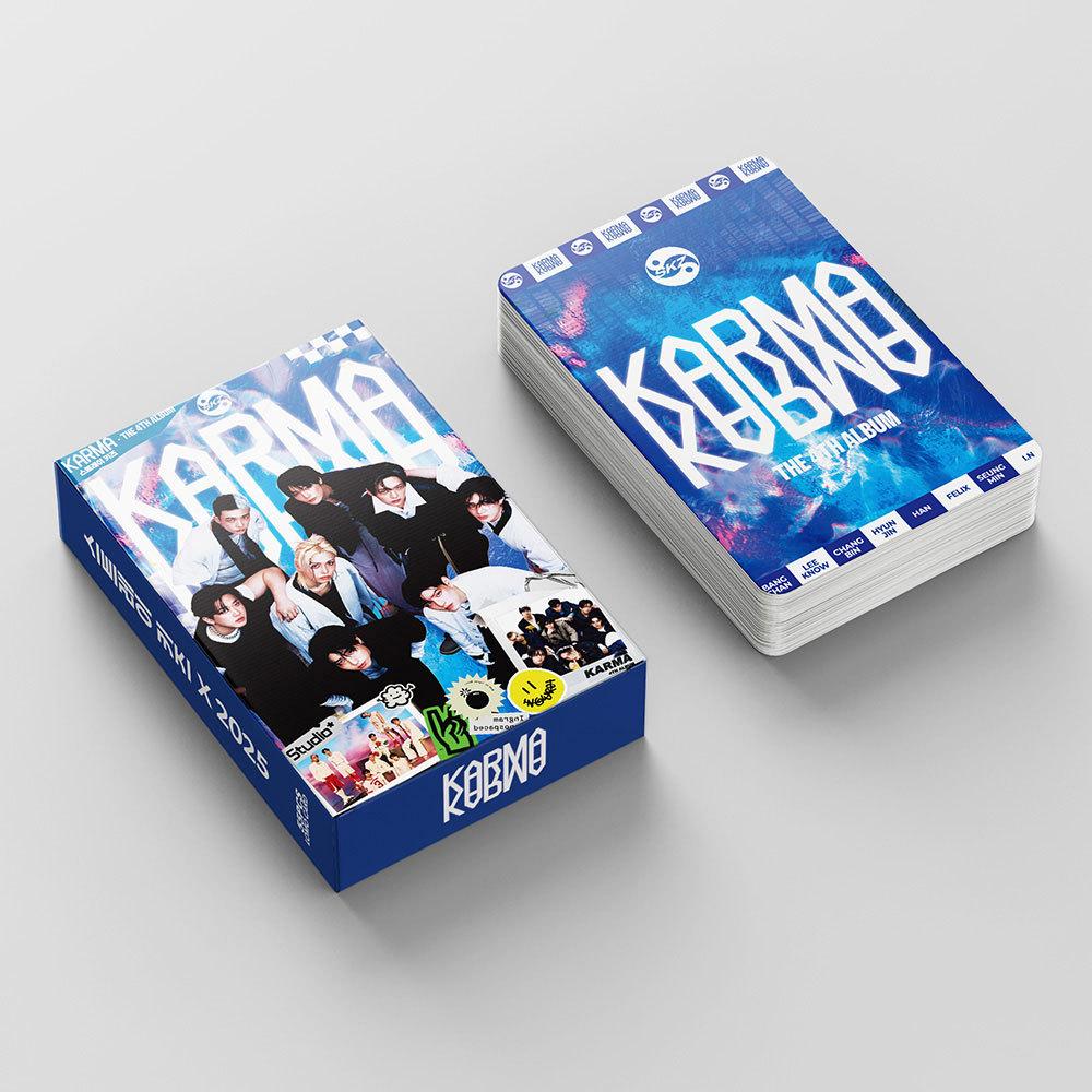 55 шт. Новая коллекция карт Skzoo 4-й студийный альбом Straykids Karma Периферия Lomo-карточка Домашняя открытка Периферия