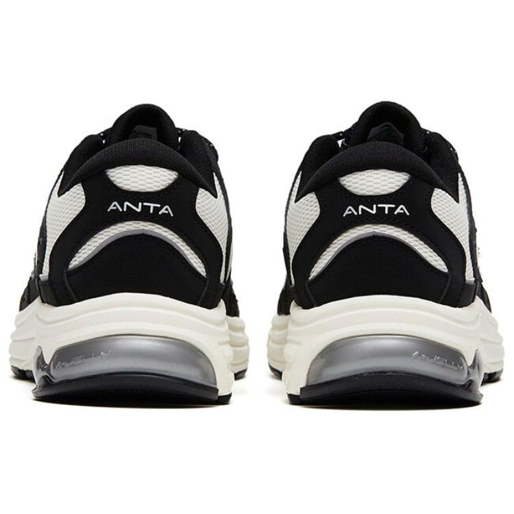 Anta AT954 Shock Absorbing Non-Slip Durable Low-Top Running Shoes Men Sneaker White Black 112315503-7