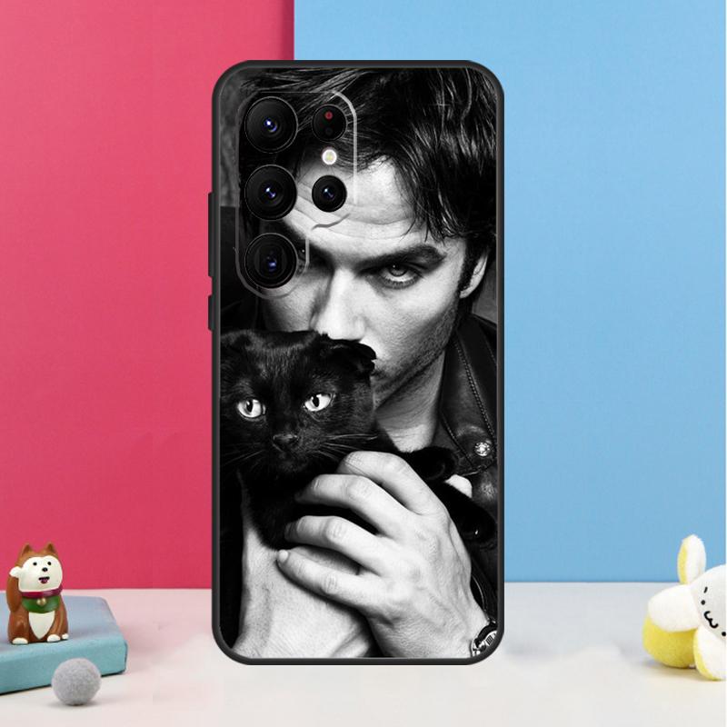 Чехол Damon Salvatore Дневники Вампира для Samsung Galaxy S24 S26 Ultra S20 S21 S22 S23 S25 Plus S10 S25 FE Задняя крышка