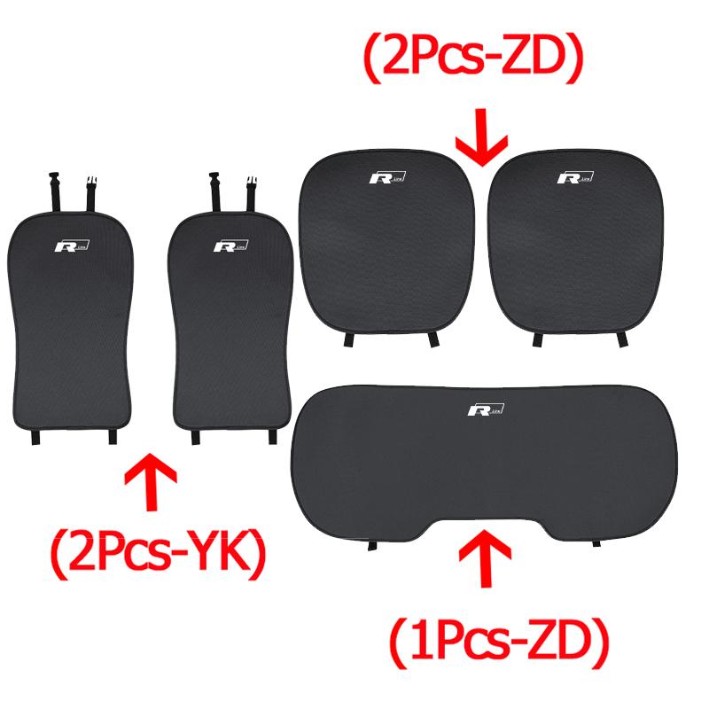 Для VOLKSWAGEN VW Volkswagen Чехол на сиденье автомобиля Ледяной шелк Подушка Защитные накладки Для VW GTI Polo Golf Passat Tiguan Arteon Touareg CC