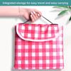 Portable Picnic Blanket Waterproof Moisture-proof Thickened Classic Plaid Rectangle Foldable Multipurpose Camping Mat Outdoor Supplies