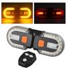 Bicycle Turn Signal Light Wireless Remote Control Cycling Back Light USB Rechargeable Warning Cycling Light Bike Accessories