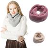 Head Pin Scarf Two-Loop Autumn and Scarf Keep Warm Fashion Winter Wool Woven Scarf