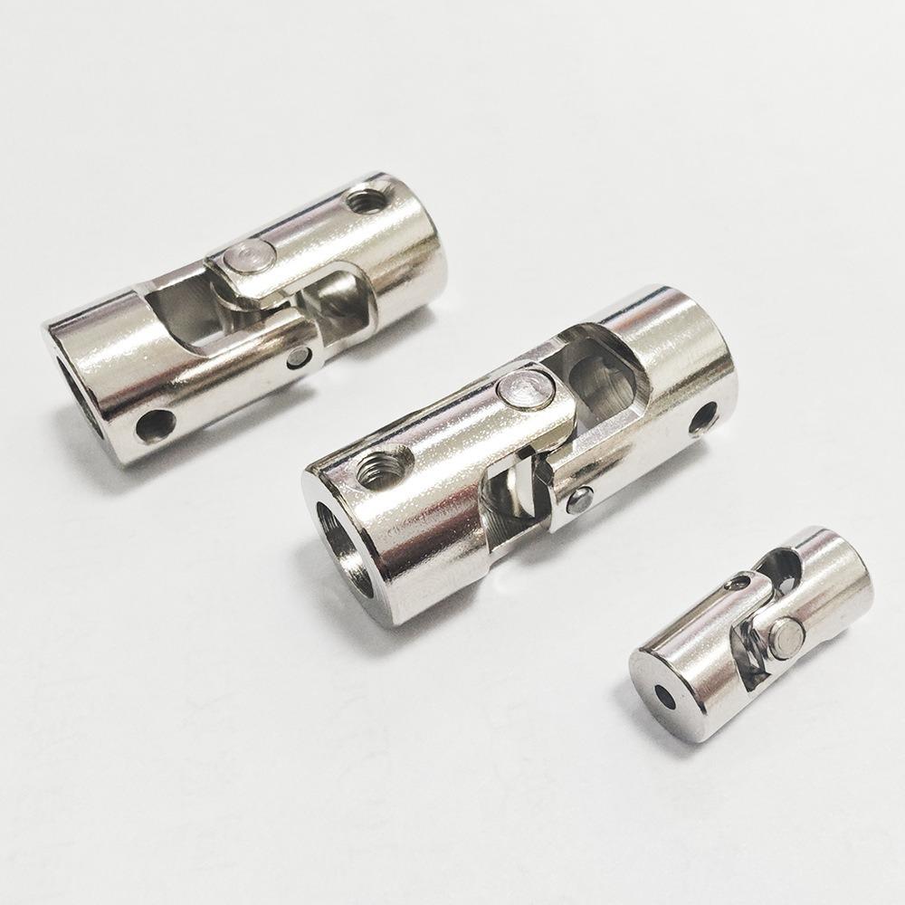 2.3/3/4/5/6/8/10/12mm Motor Connector Silver Joint Coupling Gimbal Shaft Coupler  for RC Car Boat