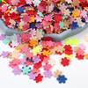 100pcs Five-petal Flower Jewelry Cloth Stickers Cloth Hairpin Accessories