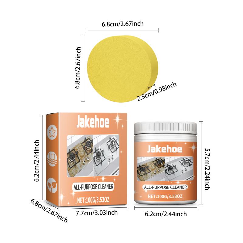 Multi Function Kitchen Decontamination Cleaner Pot and Pan Oil Grease Rust Yellow Scale Remover for Home Surfaces