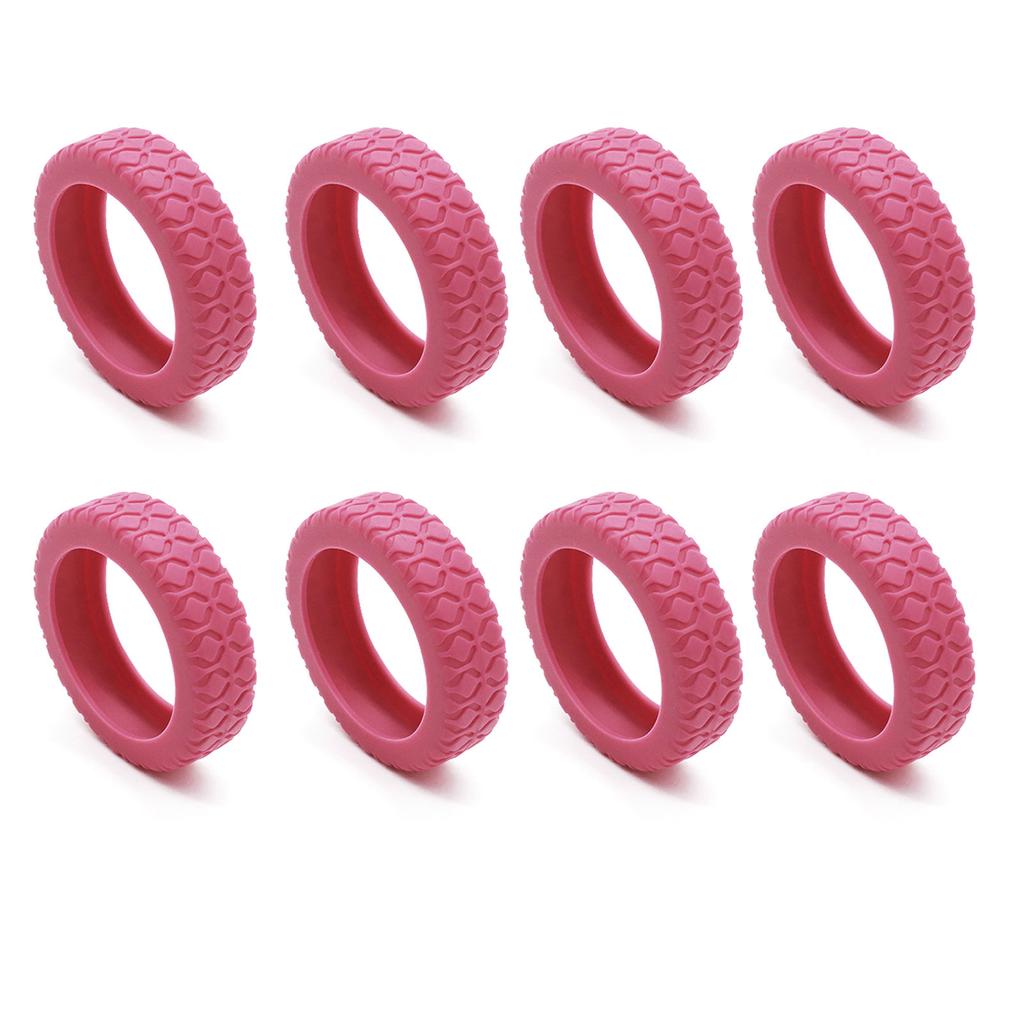 8 шт. Дорожные чемоданы Колесные чехлы Противоскользящие Износостойкие Силиконовые Бесшумные Защитные чехлы для ручной клади Колесная втулка