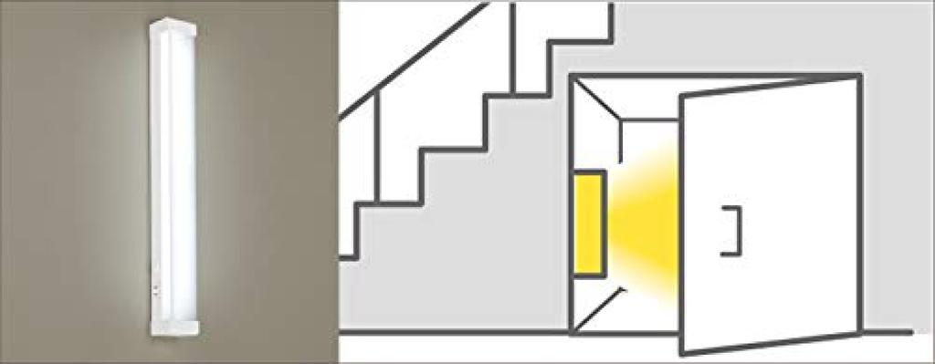 Panasonic Светодиодный светильник дневного света белого цвета многоцелевой (кладовая, коридор и т. д.) HH-SF0031N