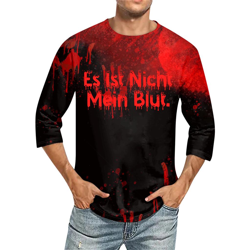 Men's T-shirt T-shirts Graphic Text Pool3D Printing Street Casual Short Sleeve Printed Clothing Basic