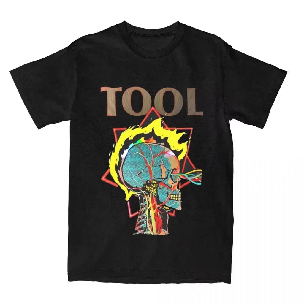 Футболка уличная Tool Band Metal Music для мужчин, высококачественная одежда, хип-хоп группа, ретро-топ унисекс, большой размер