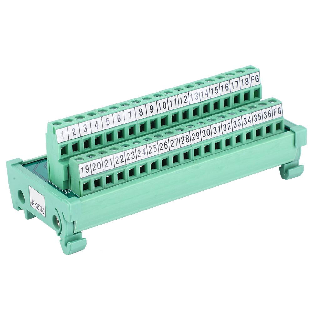 Клеммная колодка Разъем для кабеля Модуль ПЛК SCSI 36P 35 мм DIN-рейка Электротехнические изделия