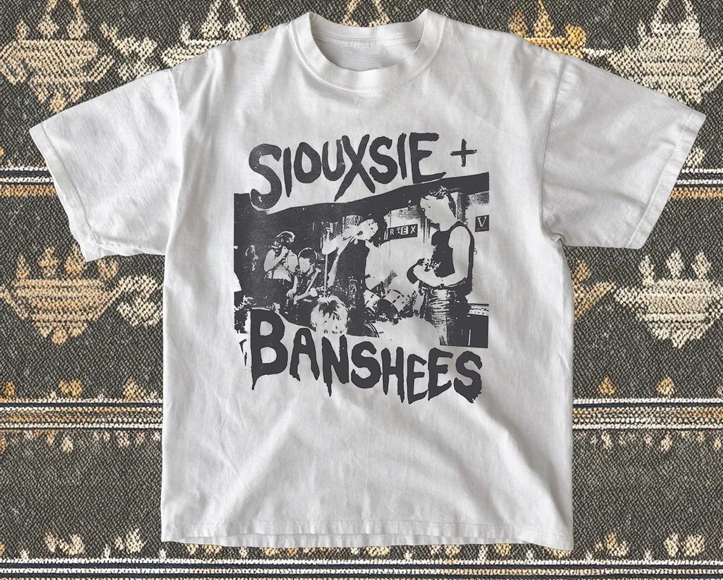 NEW! Siouxsie and the Banshees The Cure White T-shirt