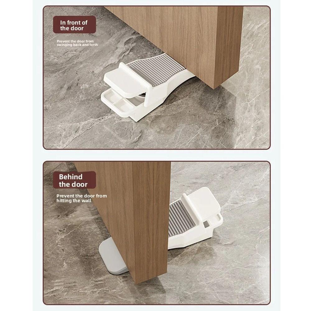Non Slip Door Wedge Adjustable Windproof Doorstop Anti-collision Door Stopper Residential Use