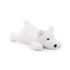 Apricot Lamb Sleeping Polar Bear Plush Toy for Kids, Soft and Cute, Fluffy Sleeping Polar Bear for Girls and Boys, 25cm