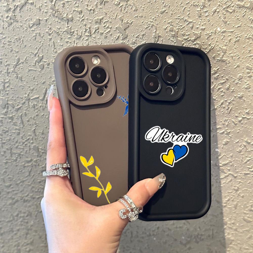 Мягкие чехлы для телефонов N87 Love art с ангельскими глазками для iPhone 15 14 12 11 Pro Max 13 mini 7 8 6S Plus XS Max XR SE противоударный чехол-бампер