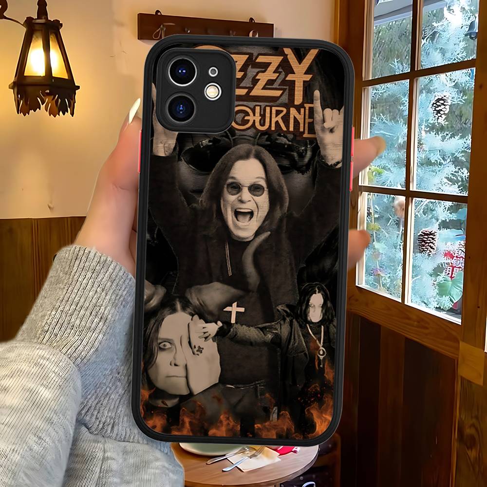 Чехол для телефона O-Ozzy Osbourne Band для iPhone 16 15 14 Plus 15 13 12 11 Pro Max X XS MAX Матовый чехол