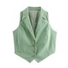 Kaslead New Arrival Women's Clothing Fashion Style Fashion Casual Easiest for Match Minimalist 6 Color Knot Vest Vest Tops