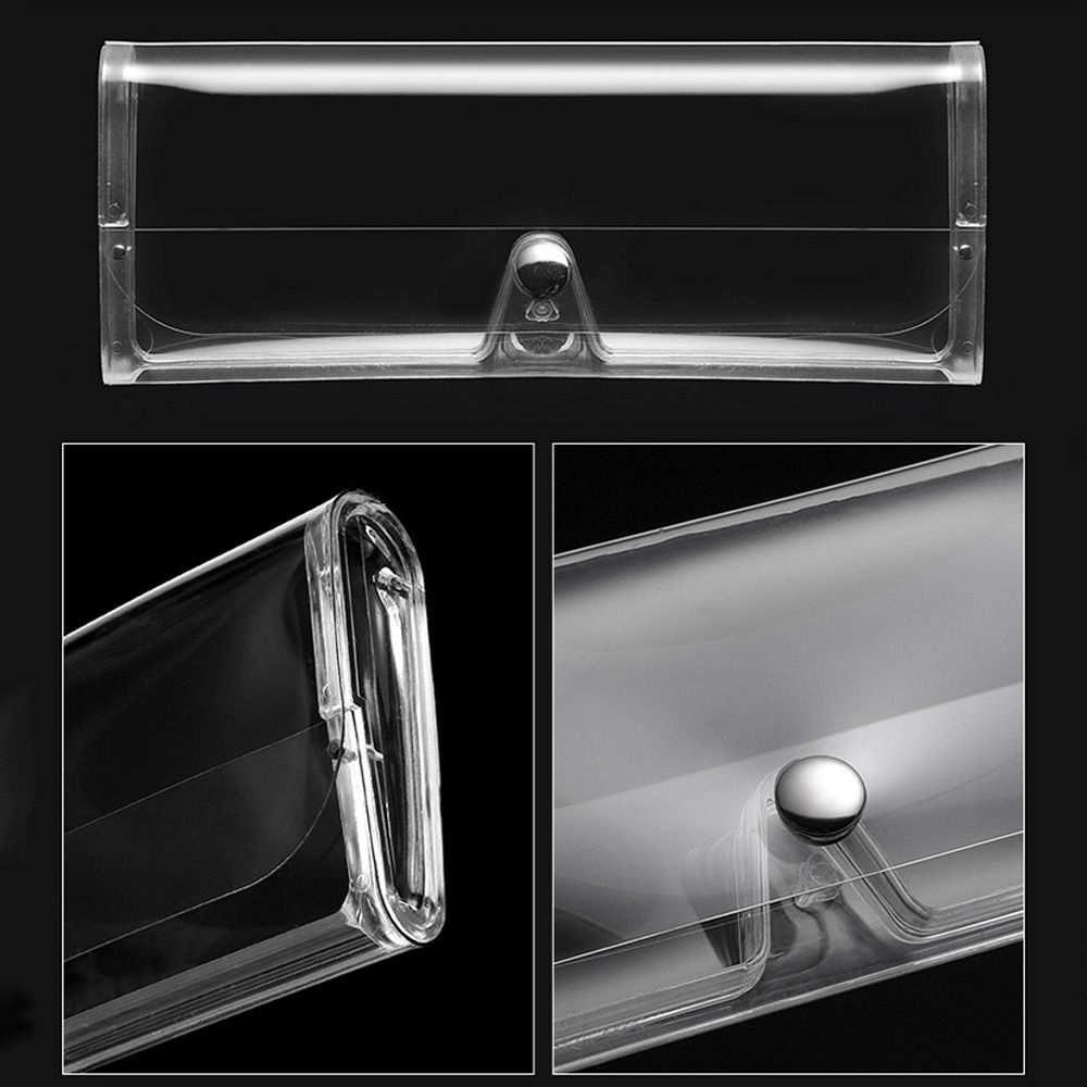 Портативный чехол-клип для очков Стильная коробка для хранения очков Аксессуары для очков