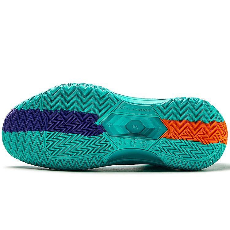 Баскетбольные кроссовки Li Ning Jiao Ao Green Demon для улицы, износостойкие, практичные, противоскользящие, с отскоком, среднего размера, для мужчин, баскетбольные кроссовки ABFT035-6