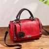 2019 Women's Summer Fashion Soft Leather Boston Pillow Handbag & Crossbody Bag