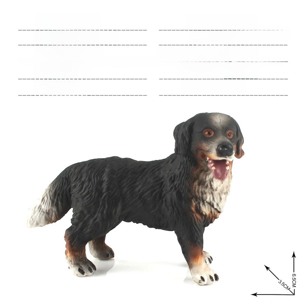 ПВХ модель сенбернара с реалистичными фигурками животных для коллекционеров и любителей собак