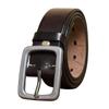 Belt Men's Thick Thick Stainless Steel Buckle Genuine Leather Pure Cowhide Retro and Fashion All-Matching Youth Jeans Belt