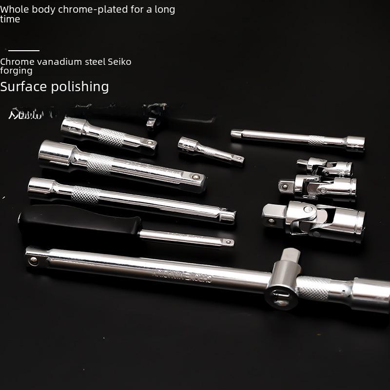 Комплект для ремонта автомобиля Xiaofei: Набор гаечных ключей с храповым механизмом, отверток и головок для технического обслуживания автомобиля