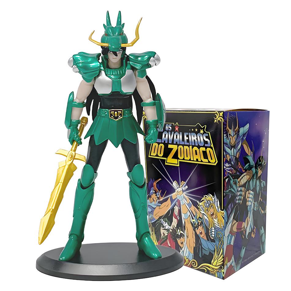 18CM Saint Seiya Anime Figure Myth Cloth Phoenix Ikki Hyoga Seiya Shiryu Standing PVC Box Figure Collection 20th Anniversary Toy