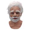 Old Man Decor Realistic Latex Mask for Halloween Props Cosplay Party Masks