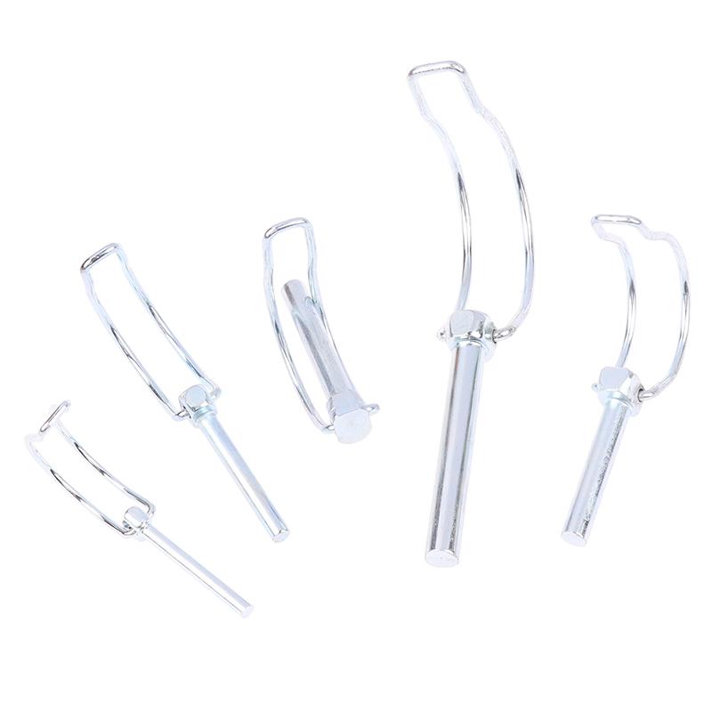 D-образный штифт M4.5 M6 M8 предохранительный штифт велосипедная коляска грузовой лодка сцепной крюк зажим пружинный штифт двухлинейный стопорный штифт ушной штифт