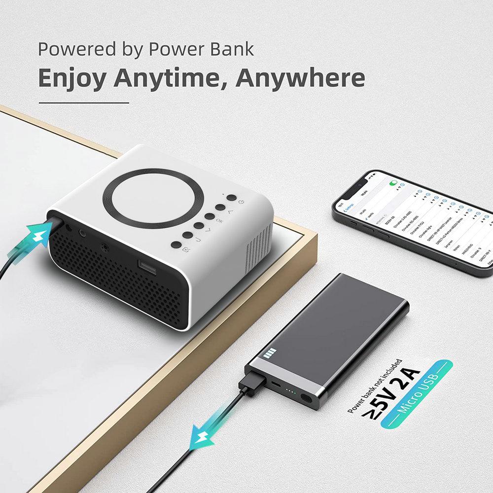 Новый карманный смарт-мини-светодиодный проектор YT300, поддержка Miracast Airplay, зеркальное отображение телефона, мобильный проектор, проектор