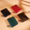 Leather Lychee Pattern Coin Purse Business Money Clutch ID Card Case Purse Pouch Women Men Wallet
