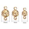 5pcs/Lot Round Strong Magnetic Clasps for For Jewelry Making End Chain Buckle Hook Clasps Connector DIY Bracelets Necklace