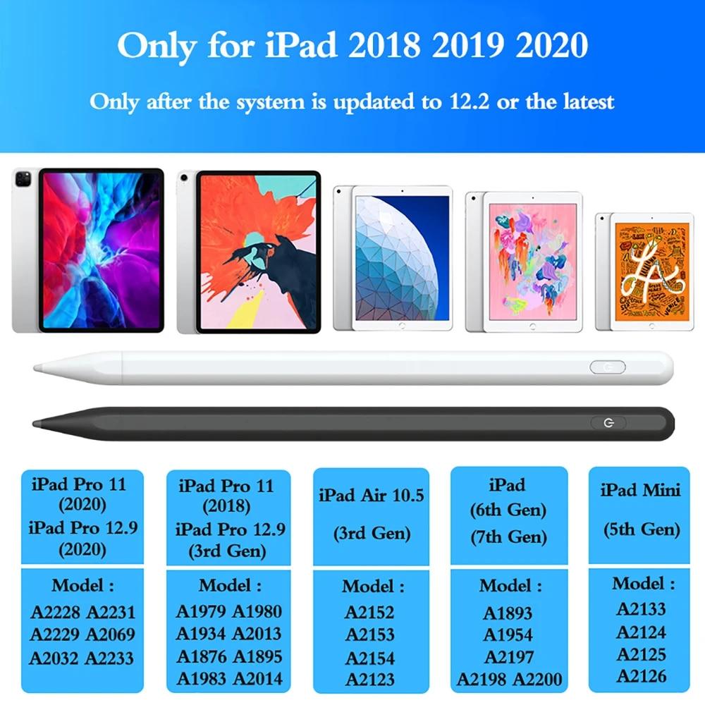 Для iPad Pencil для 9,7 6th Pro 11 12,9 2020 Для iPad 10,2 2019 Air 3 10,5 Mini 5 Стилус Touch Pen для Pencil 2 1