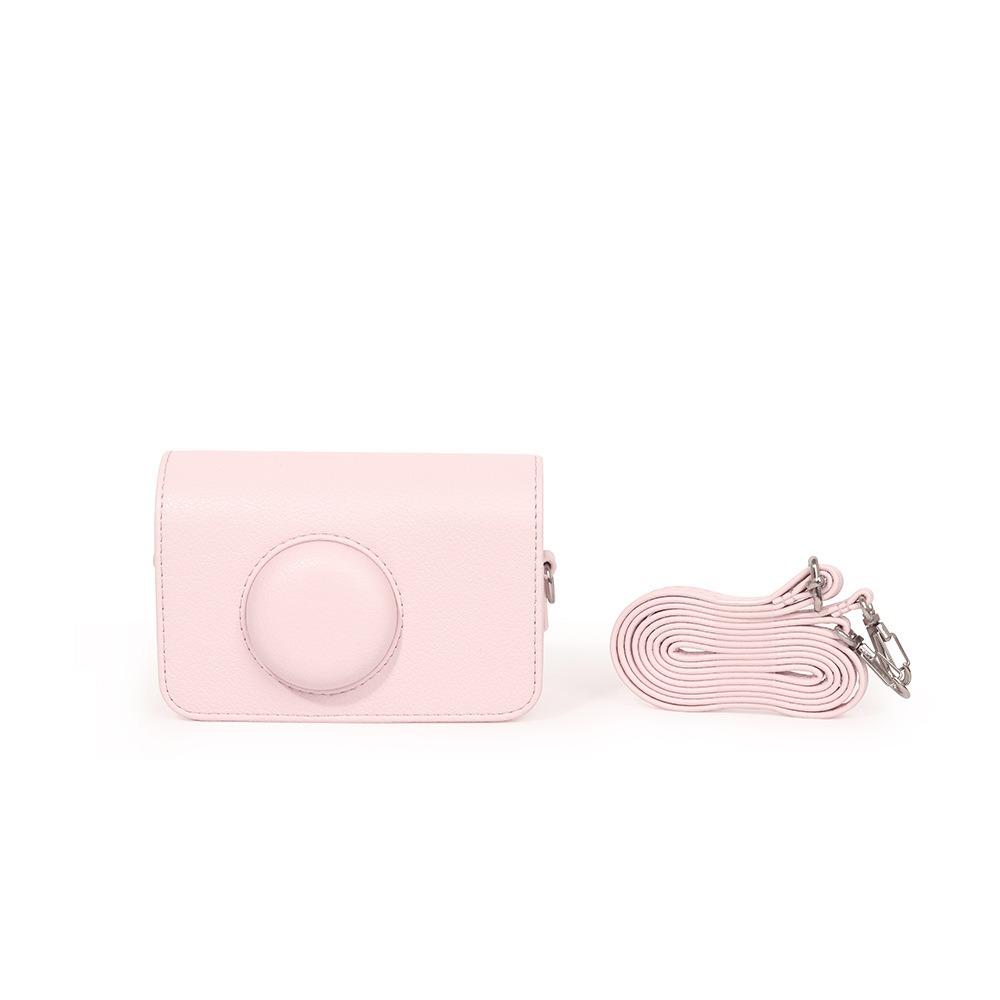 PU Leather Camera Bag with Shoulder Strap Photography Pouch for KODAK EKTAR H35/F501/F9 Travel