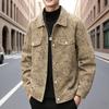 Новая Мода Мужские Вельветовые Повседневные Модные Высококачественные Универсальные Куртки Пальто Множество Карманов Куртки С Принтом Свободные Рабочие Пальто