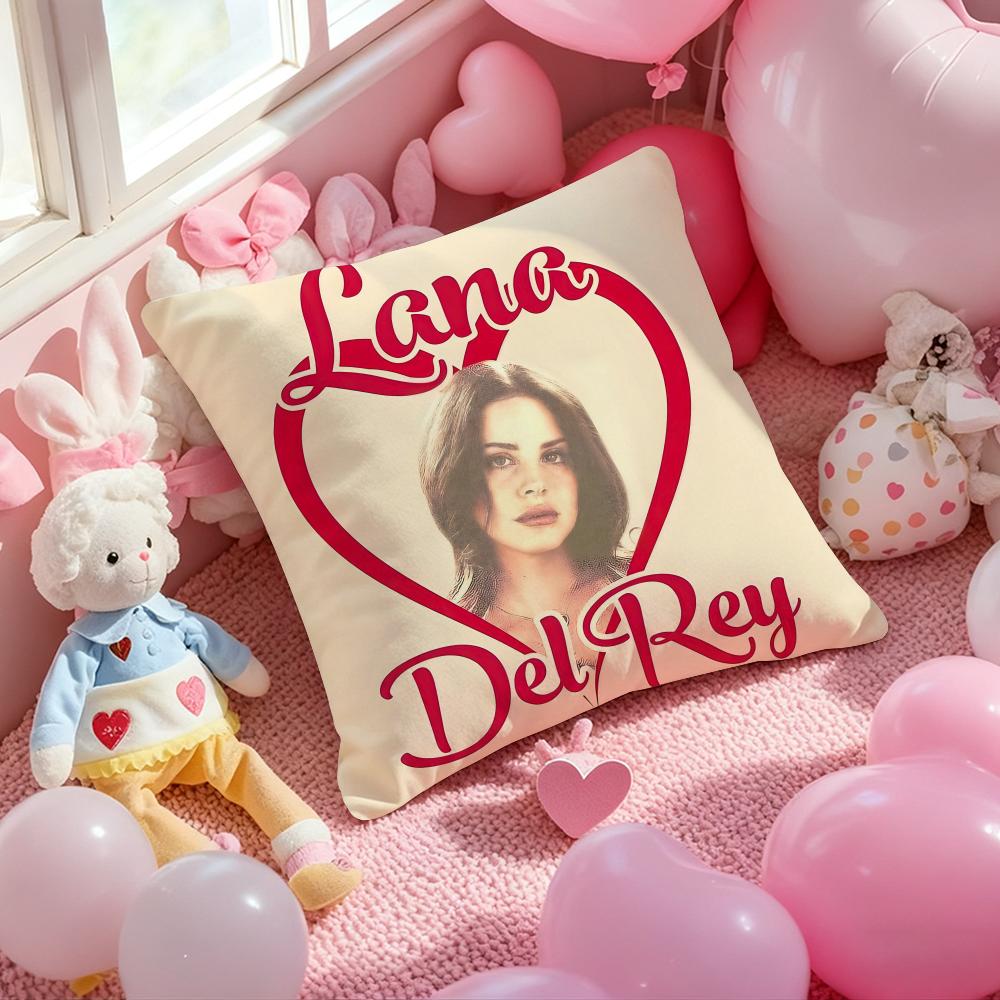 L-Lana D-Del R-Rey Горячая Певица Наволочка с Рисунком для Подушки на Диван в Гостиной и Декора Спальни