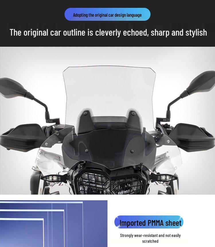 Wind Deflector & Fairing Extension for BMW F750GS/F850GS/F800