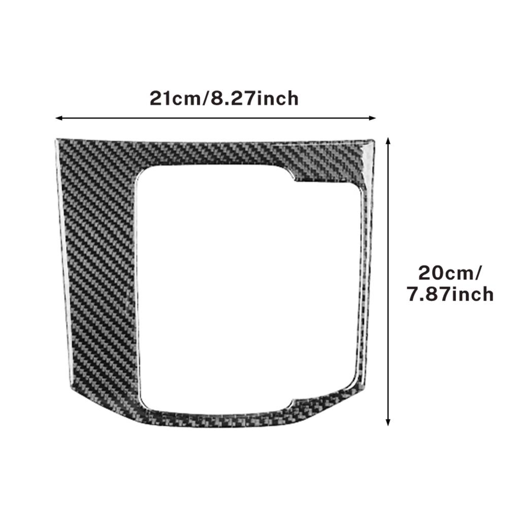 Carbon Fiber For Mazda CX-5 2017-2024 Gear Shift Panel Trim Anti Scratch Wearproof Interior Modification Accessories