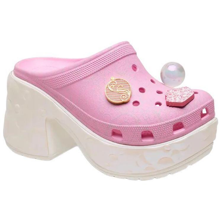 Crocs Мужские кроссовки Wicked x Siren Clog Glinda, розовые, многоцветные 210525-90H